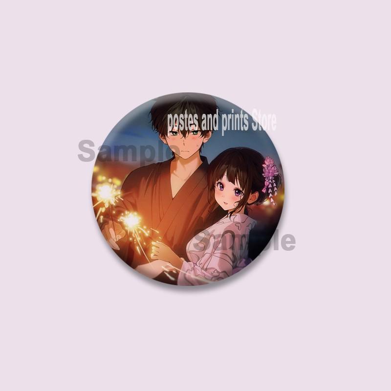 Cute Anime Hyouka Enamel Pins Clothing Bag Hat Jewelry Accessories Cartoon Round Brooch Eru Chitanda Animation Badge Toys Gifts