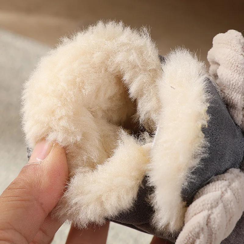 Girls' Boot New Baby Snow Boots Children Warm Winter Boots Cartoon Soft Sole Cotton Shoe Casual Boys Shoes Kids Shoes Zapatillas