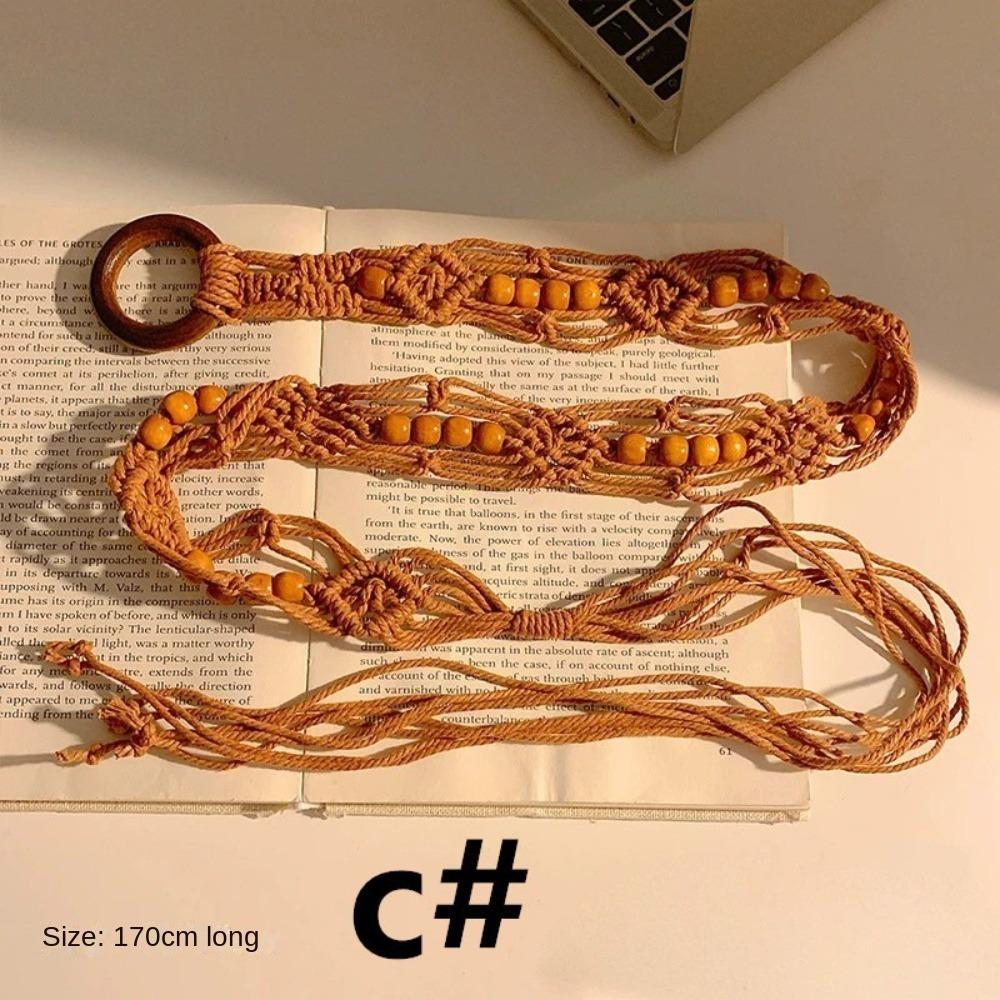 Hand Woven Body Chain Retro Jewelry Accessories New Belt Strap Women