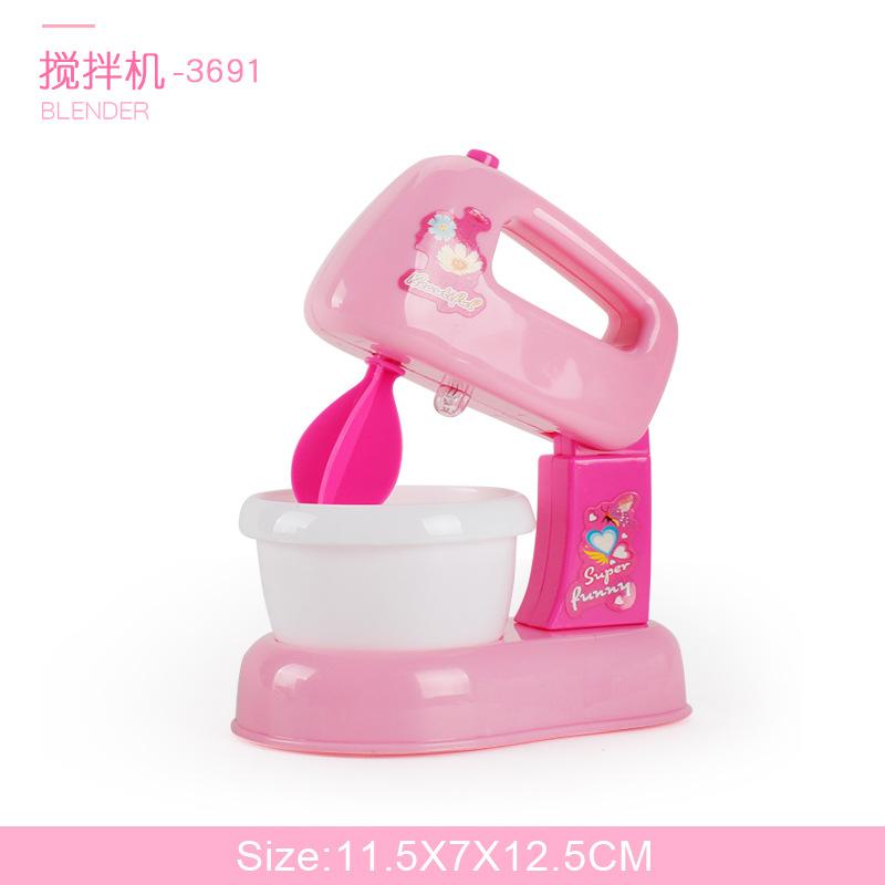 Children's Simulated Kitchen Play House Small Appliances Refrigerator Microwave Hair Dryer Coffee Machine Electric Kettle Toys