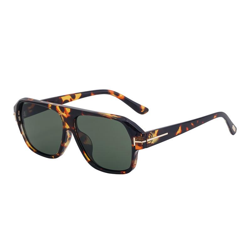 

JYL TS Men s Oversized Aviator - Trendy Sun-Shielding Guy Guards ZS-98218 c-155 cerise рожевого кольору