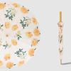 New Fashionable Retro Oil Painting 24 Bone Straight Pole Umbrella Solid Wood Handle Long Handle Umbrella Plus Printed Umbrella Ancient Style Umbrella