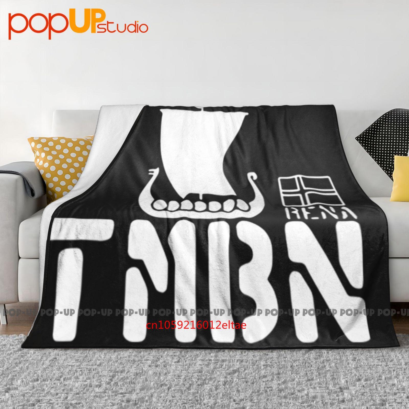 Tmbn Telemark Bataljon Wappen Abzeichen Wikingerschiff Elite Ei Ultra-Soft Blanket Quilt Winter Sofa Cover Bed Covers Size: 75*100cm, Weight: 230 GSM