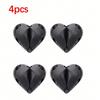 Self Adhesive Silicone Heart Shaped Cable Organizer 4PCS USB Charging Wire Winder Desk Clip Holder Home Office Wire Holder Clip