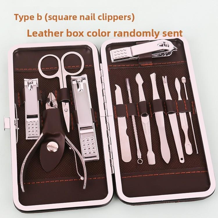 Creative Cartoon Nail Clipper Set With Carbon Steel Blades For Home Manicure And Gift Use