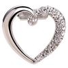 Brooch Pin Flower Twist Shape Sparkling Rhinestones Imitation Pearls Decor Scarf Buckle Sweaters Collars Hats Bags Coats Scarves Accessory