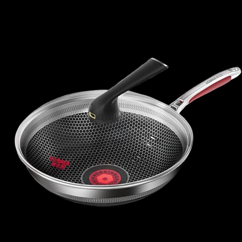 Kangbach 5th Gen Honeycomb 32cm Wok with Lid