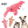 Natürliche Jagdfähigkeit Katzenspielzeug Wabbelnder Hummer Interaktiv für Hunde USB-wiederaufladbar Vibrationsmodi Haustier-Spielkamerad Stressabbau Elektrisch Realistisch Wedelnd