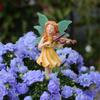 3pcs Mini Resin Playing Dance Flower Fairy, Very Cute Fairy Model Flower Pot And Sand Table Decoration, Suitable As A Gift For F