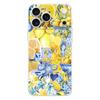 Soft Clear TPU Phone Case For iPhone 17 Air 16E 16 11 15 14 Pro MAX 12 13 7 8 Plus SE Easter Cover Summer Fruits Lemon Print