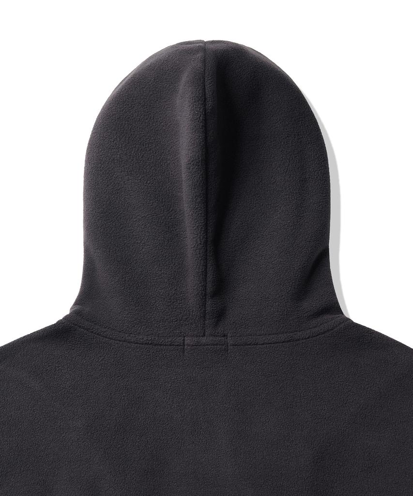 Musinsa Standard Oversized Polar Fleece Hooded Zip-Up [Dark Gray]