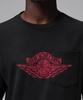 NIKE Jordan Flight Essentials Pocket T-Shirt M - Black: University Red / Io2084-010