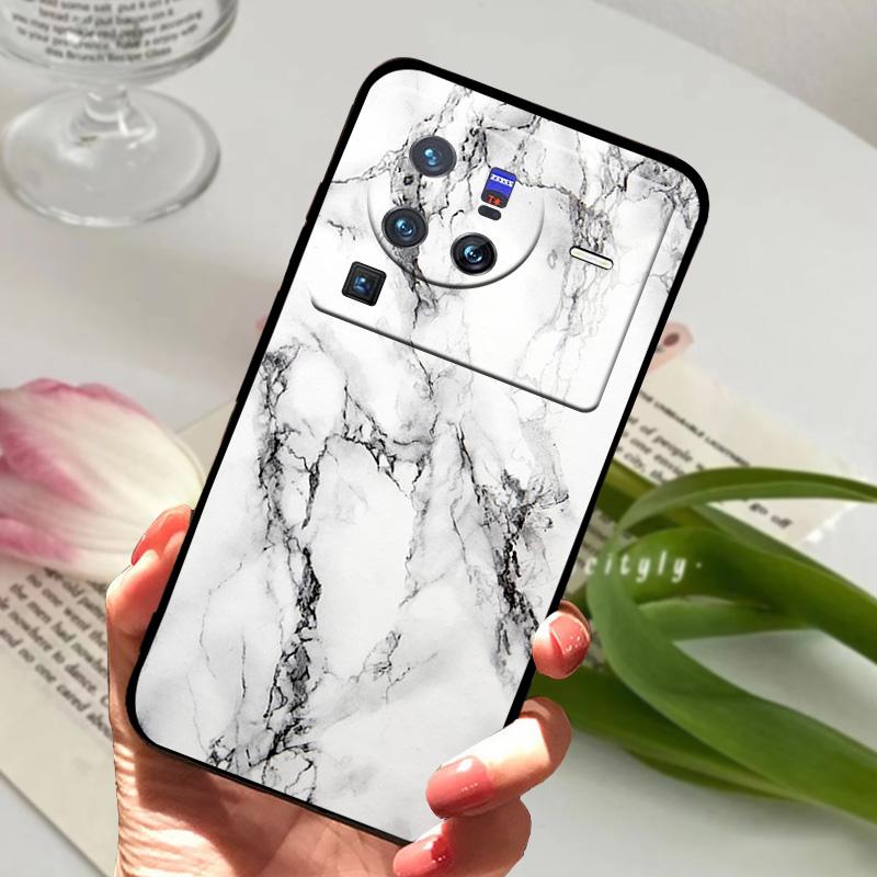 Soft Silicone Case For vivo X80 Pro 5G Coque X 80 Fashion TPU Phone Cover For Vivo X70 Pro Shockproof Bumper Shells Cute Cartoon