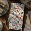 Cottagecore Mushroom Kitchen Towels Decorative, Farmhouse Wildflower Botanical Dish Hand Tea Towels, Rustic Mushroom Kitchen Bathroom Decor, 16x24