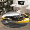 Tactical Soldier,Combat Gear Chair Mat Round Rug Office Carpet, Non Slip, Suitable for Living Rooms, Bedrooms Decor.1205372a