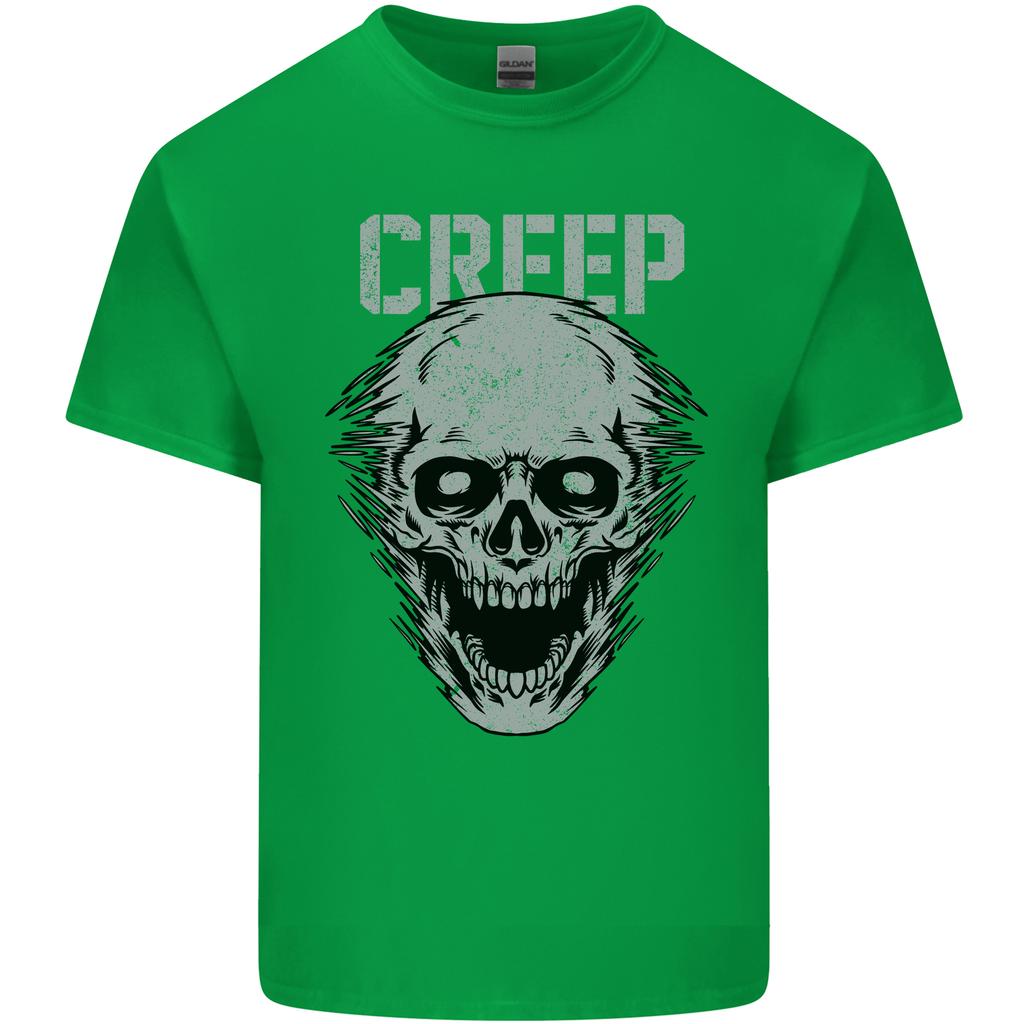 Creep HuUnisex Skull Gothic Rock Music Metal Unisexs Light Cotton TShirt