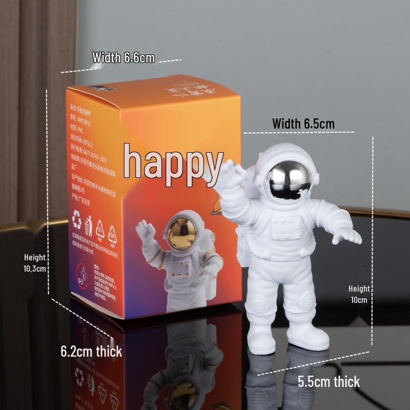 Astronauten-Figur-Ornament für Wohnzimmer oder Kinderzimmer - Weihnachtsgeschenk-Deko Weltraumfahrer