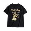 Men's New Pokémon Handheld Game Printed T-shirt for Men and Women Summer Harajuku Loose Casual Trend Versatile Short-sleeved Top