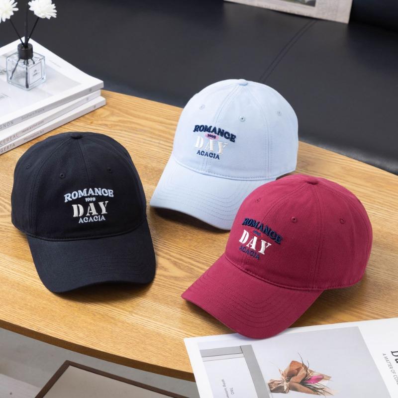 Spring Summer Hat Embroidery Versatile Cap Female Wide Deepened Cap Outdoor Mountaineering Sun Hat