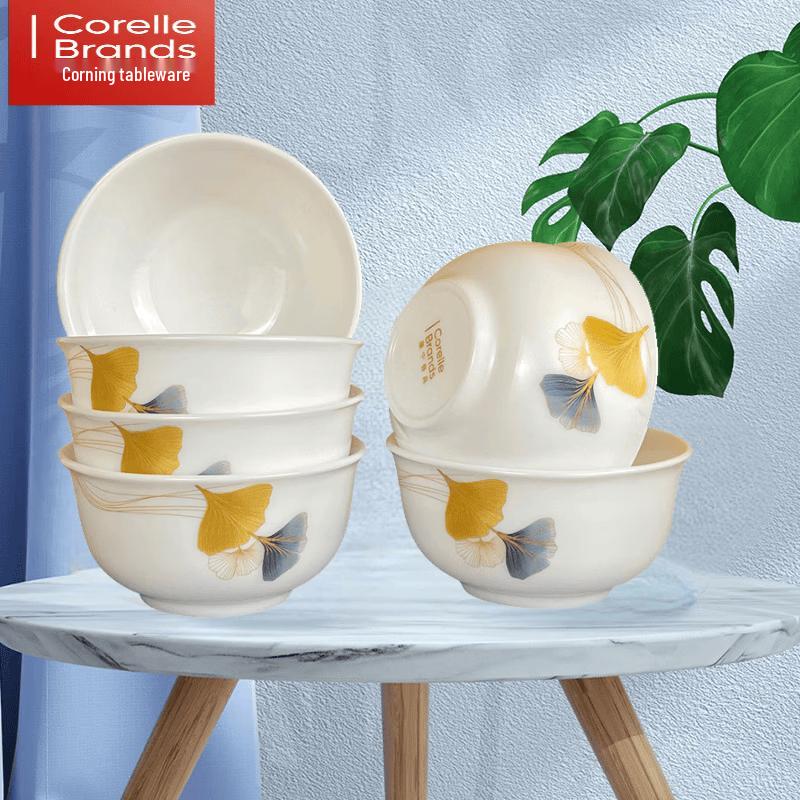 Corning Gold Ginkgo 6-Piece Bowl Set