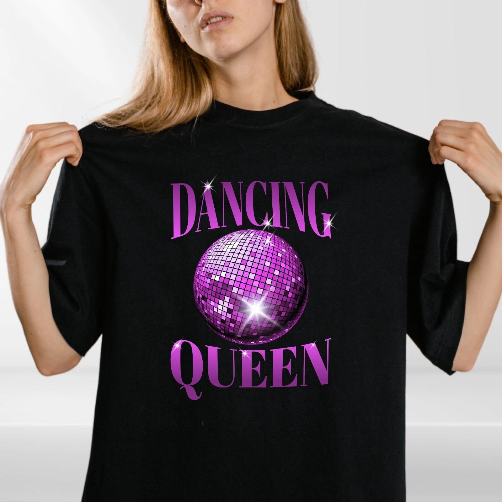 Футболка Dancing Queen, Костюм Dancing Queen, Одежда 70-х, Рубашка 70-х, Футболка 80-х L