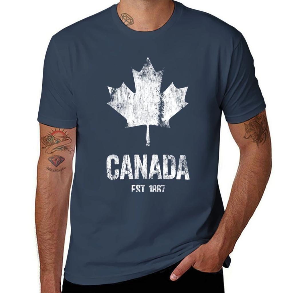 Canada Established 1867 Tshirt Lightweight Sport Basic Tshirt