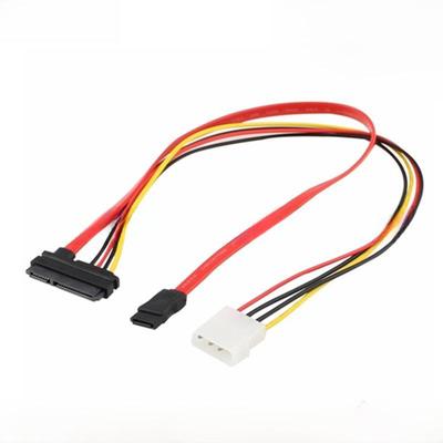 SATA 22P To 7P/15P Data & Power Cable for Hard Disks and Optical Drives