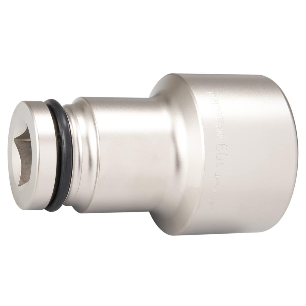 TONE Long Impact 60mm Width 8NV-60L Socket, 25.4mm (1") Drive,
