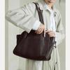 Ladies Retro Cowhide Tote Crossbody Bags Women's Natural Cow Leather Shoulder Bag Female Fashi Luxury Designer Handbags Girls