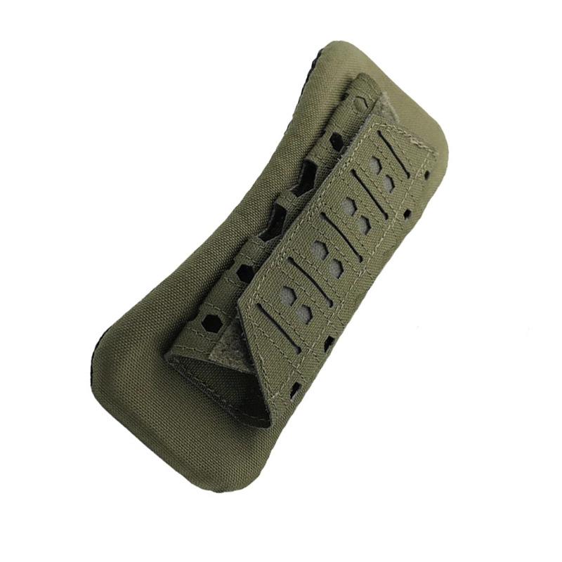 Breathable Anti-Slip Tactical Vest Shoulder Pads with Laser-Cut Design