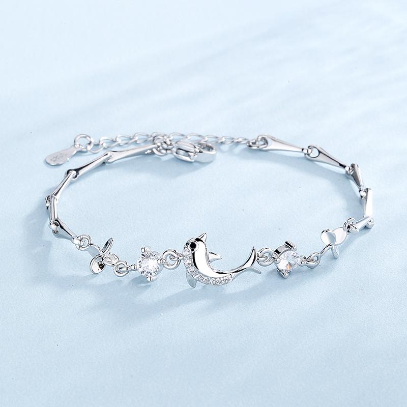 New 925 Sterling Silver Bracelet AAA Zircon High Quality Romance Bracelet Chain For Women Engagement Party Wedding Jewelry Gift
