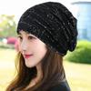 Moon Hat Cotton Breathable Light Turban Cap Air Conditioning Cap Hat Female Spring and Fall Thin Section Lined Head Wrapping Cap