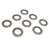 8PCS Trailer Hub Wheel Grease Seals 2.25in ID 3.376in OD Double Lip Grease Seals for Dexter Texcom RV Trailer