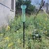 Rain Gauge Garden Outdoor Rain Meter Light Green Light Weight