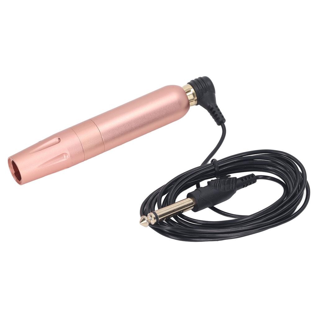 Tattoo Machine Pen RCA Interface Semi Permanent Rose Golden Electric Rotating Tattoo Pen