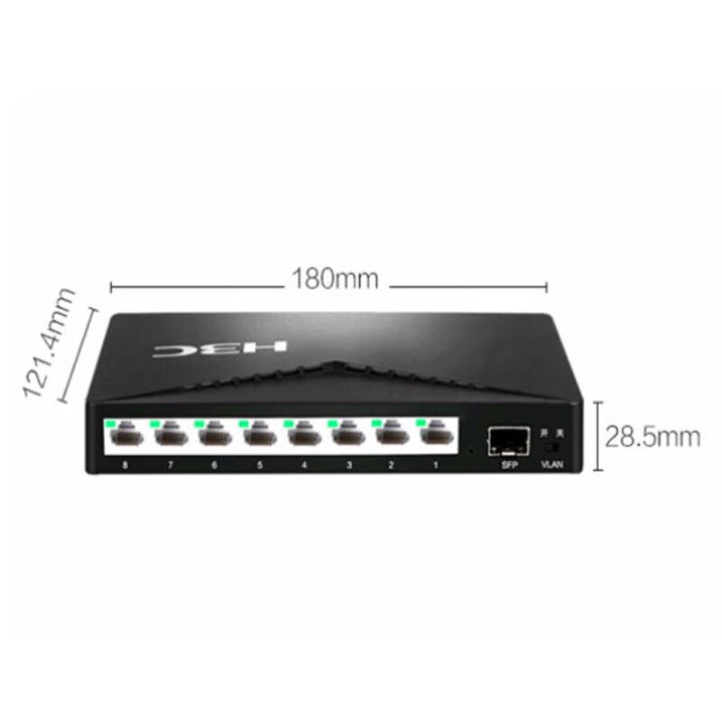 H3C S1209F 9-Port Gigabit Unmanaged Switch