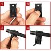 5 Meter Curtain Track with Fittings for Flexible Window Dressings and Space Division Ceiling Rails with Rollers Brackets