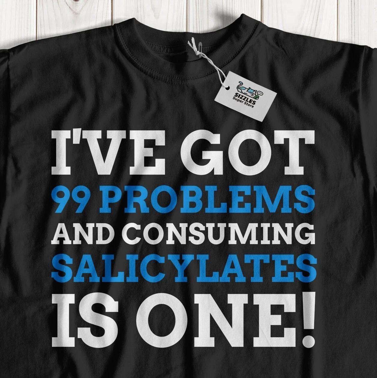 

Unisex Funny Salicylates Intolerance T-Shirt salicylates intolerant Gifts 3XL