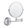 VGX Two Sided Vanity Makeup Mirror Bathroom Wall Mounted Folding Mirror 3x Magnifying Makeup Shaving Vanity Mirror Gold Chrome
