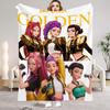 Kpop Demon Hunters Huntrix Blankets Quality Soft Warm Throw Blanket Winter Kids Couch Bed Fluffy Bedspread