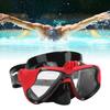Maschera da Sub per Action Cam, Vetro Temperato, Rossa, Impermeabile