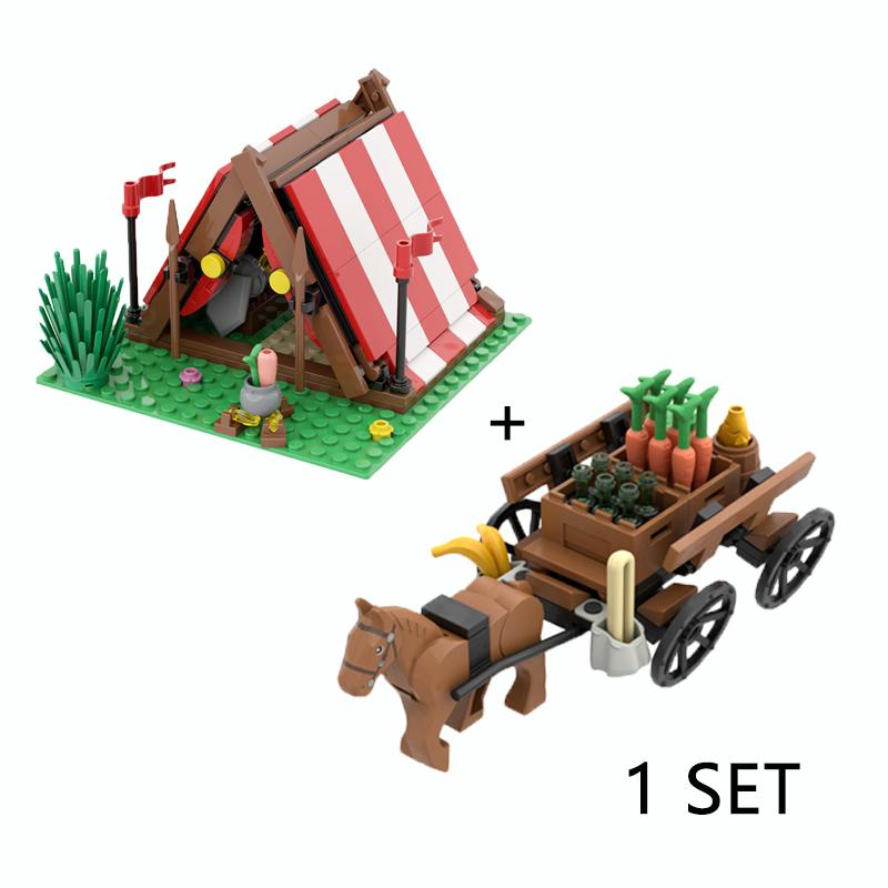 

Средневековый военный замок рыцарь строительные блоки черный белый боевой конь оружие кирпичи вид улицы совместимые фигурки игрушки