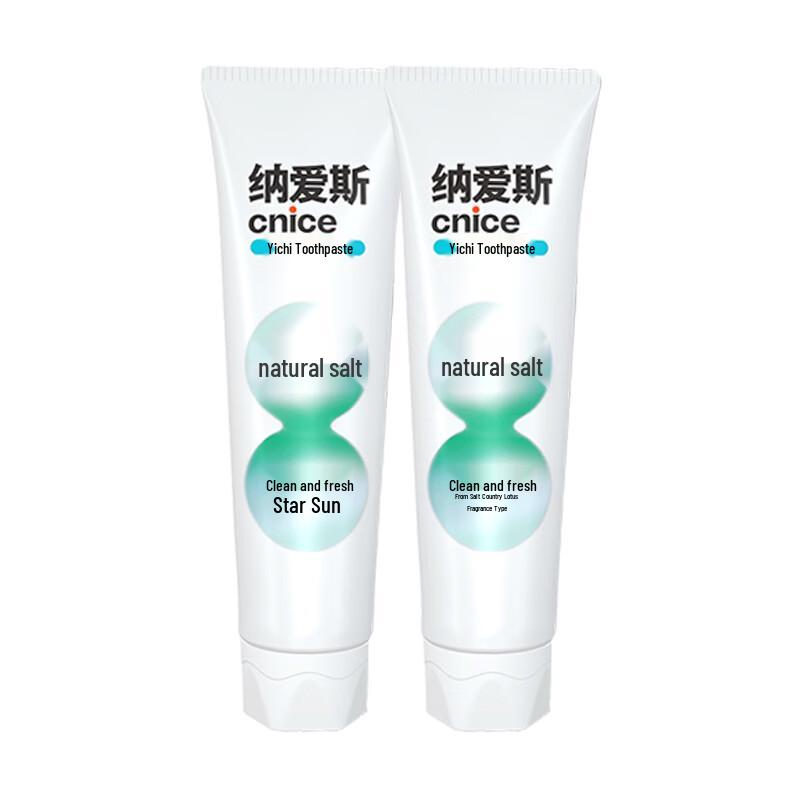 NICE Yichi Clean Toothpaste White Salt Mint Twin Pack