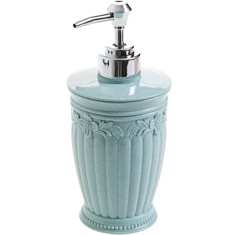 1Pcs European Carved Bath Gel for Household Hotels Body Lotion Dispensing Bottle Shampoo Empty Bottle Press Bottle Lotion Bottle