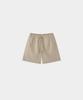 Jeilium Nicole Linen Drawstring Shorts Oatmeal