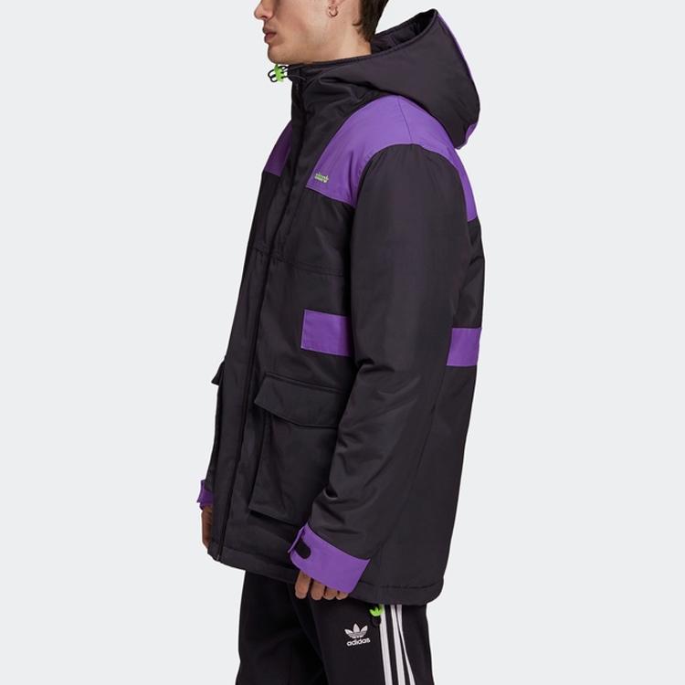 Adidas Originals Graphic Hooded Jacket Men Jackets Black GJ6721
