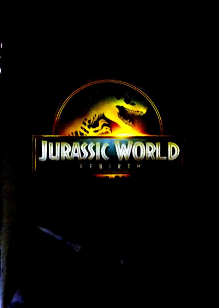 and movie pamphlet Jurassic Resurrection of the Gods Directed by Gareth Edwards Starring Scarlett Johansson and Mahershala Ali [Flyer included] World