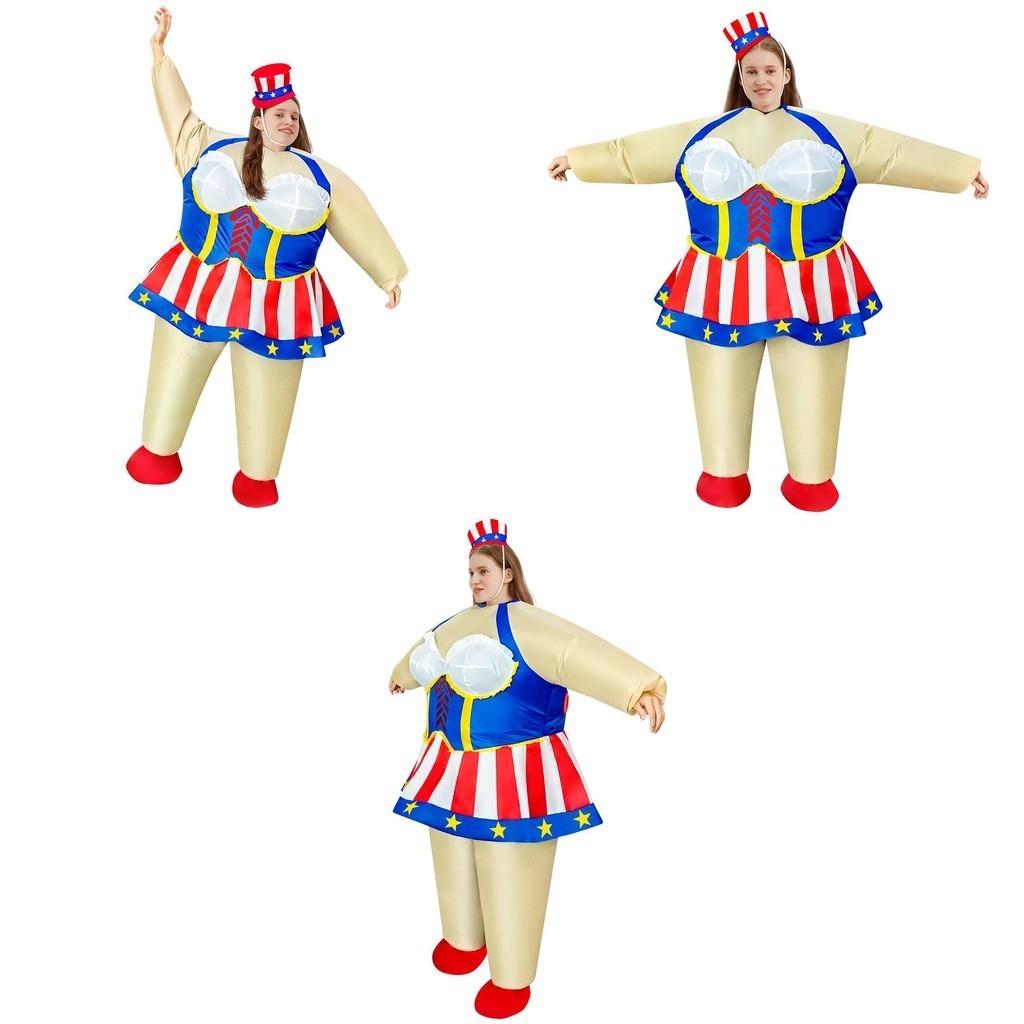 Independence Day Inflatable Costume National Day Patriotic Party Performance Doll Costume