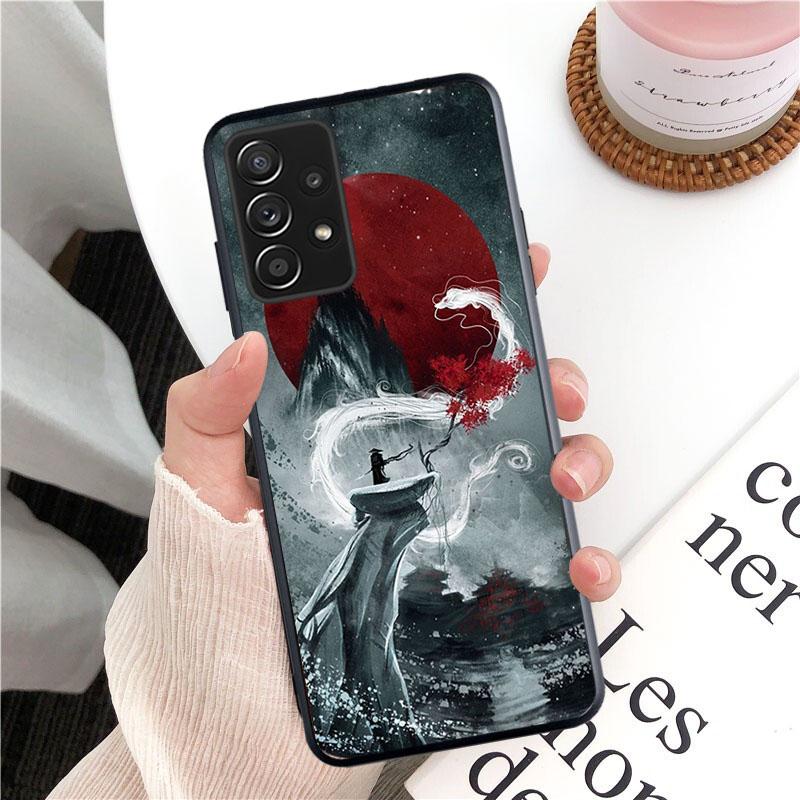 Japanese Samurai Phone Case for Samsung Galaxy A13 A22 A12 A32 A71 A11 A21S A33 A52 A72 A51 A50 A70 A31 M31 Funda Coque Case
