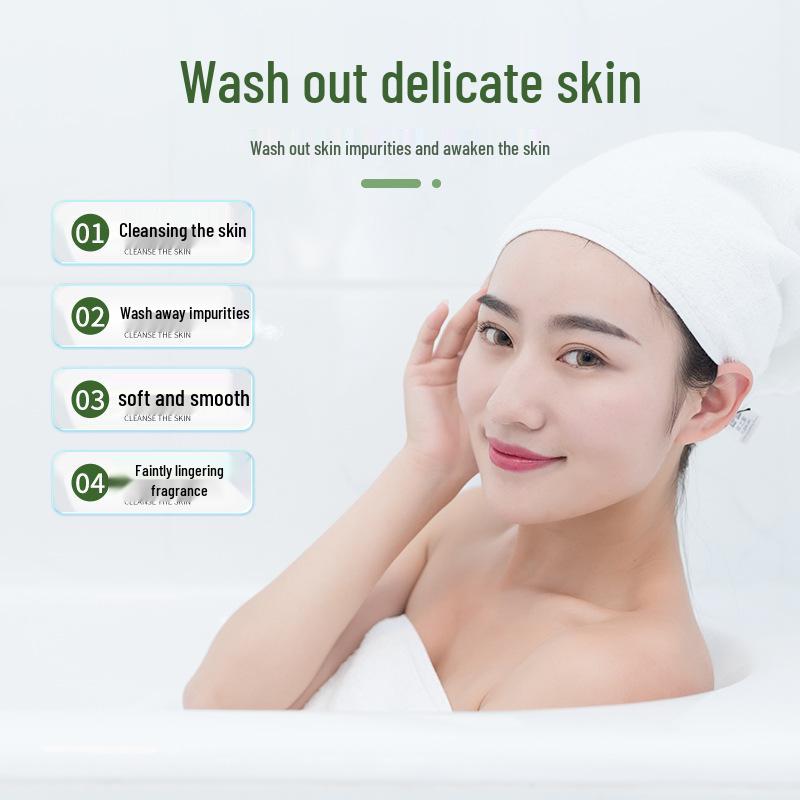 Mugwort Essential Oil Soap: Natural Handmade Face and Body Cleanser for Gentle Deep Cleansing and Oil Control.